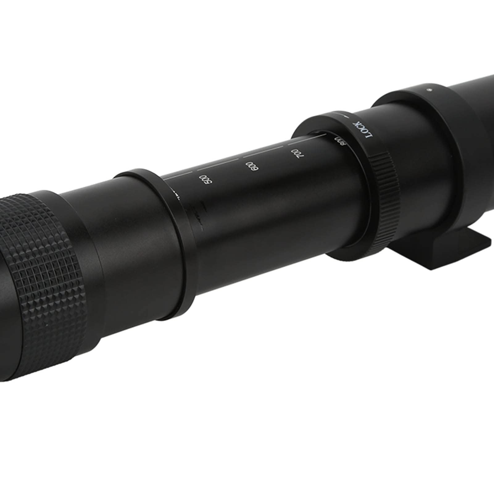 Fotocamere digitali e accessori 420‑800mm F8.3‑16 Teleobiettivo zoom manuale per fotocamera con anello adattatore per fotocamere AF 27 * 9 * 9 cm obiettivo e accessori