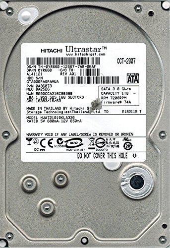 hua721010kla330、PN 0?a36073、MLC ba2526、Hitachi 1tb SATA