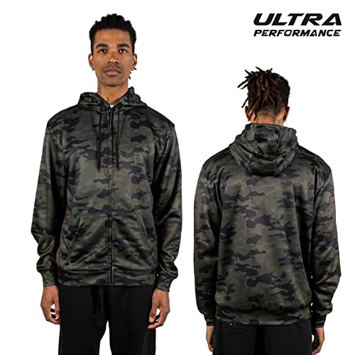 Ultra Performance 3 Pack Mens Full Zip Up Hoodie Lightweight Athletic Performance Hoodies For Men #TOP1