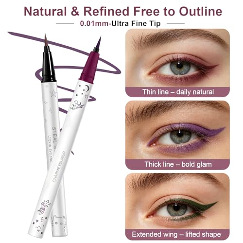 Delineador líquido ultra fino color F03 Berry Mulberry miniatura 6