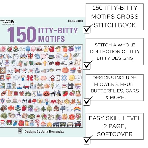 Image of Leisure Arts-150 Itty-Bitty Motifs