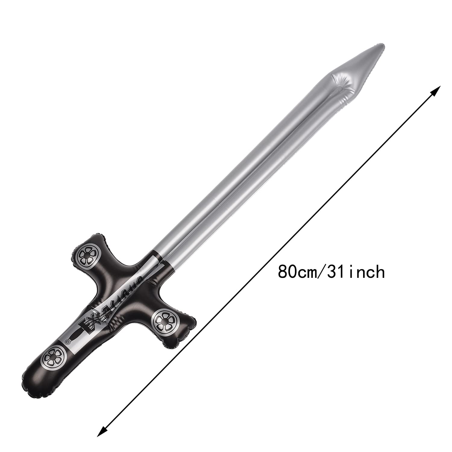 MFOUE Inflatable Sword Pirate Sword Party Decoration Blow Up Kids Toy Dress-Up Accessories Inflatable Toy for Halloween Christmas (3) - Image 2