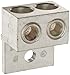 Morris Products 91320 Turn Prevent Lug, Two Conductors, Aluminum, 350mcm - 6 Wire Range