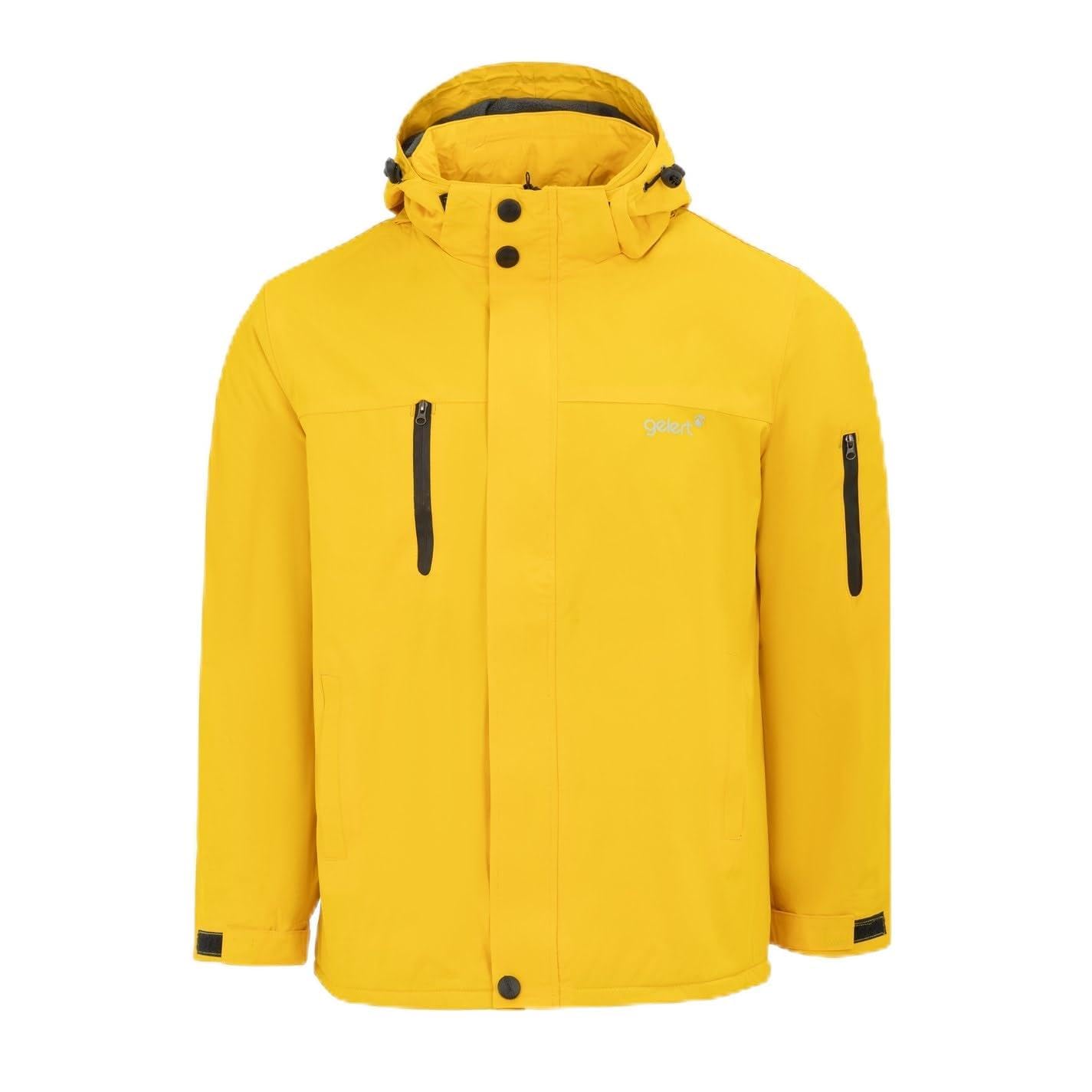 Gelert Mens Fleece Lined Outdoor Jacket Long Sleeve