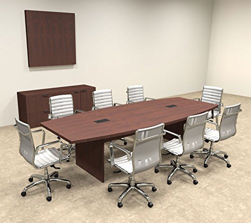 Modern Boat Shaped 10' Feet Conference Table, OF-CON-C57