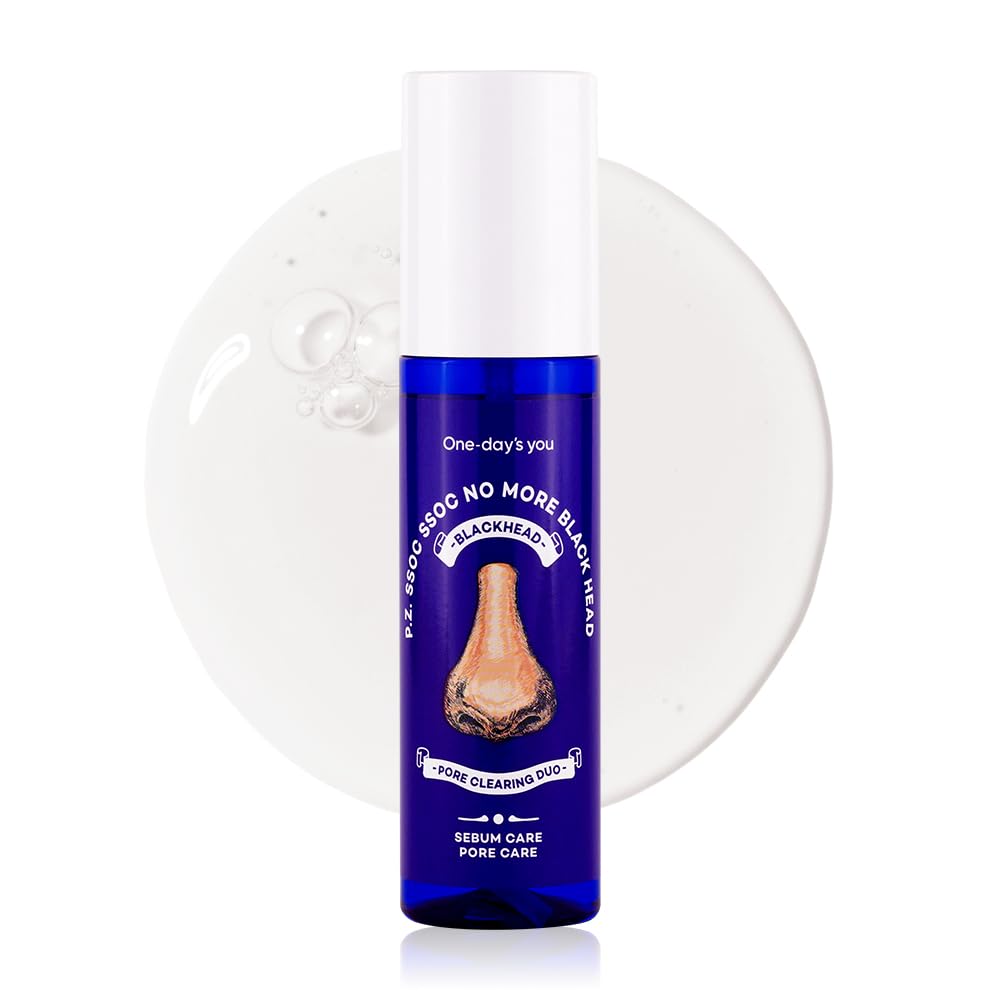 One-day's You P.Z. SSOC SSOC No More Blackhead Remover Pore Clean Duo 3.4 fl oz (100 ml), Korean Cosmetics, Oil Care, Blackhead