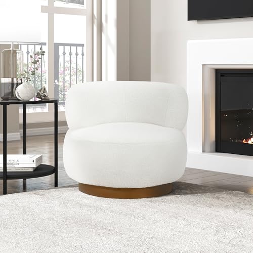 Sillón Giratorio Plegable Blanco miniatura 6