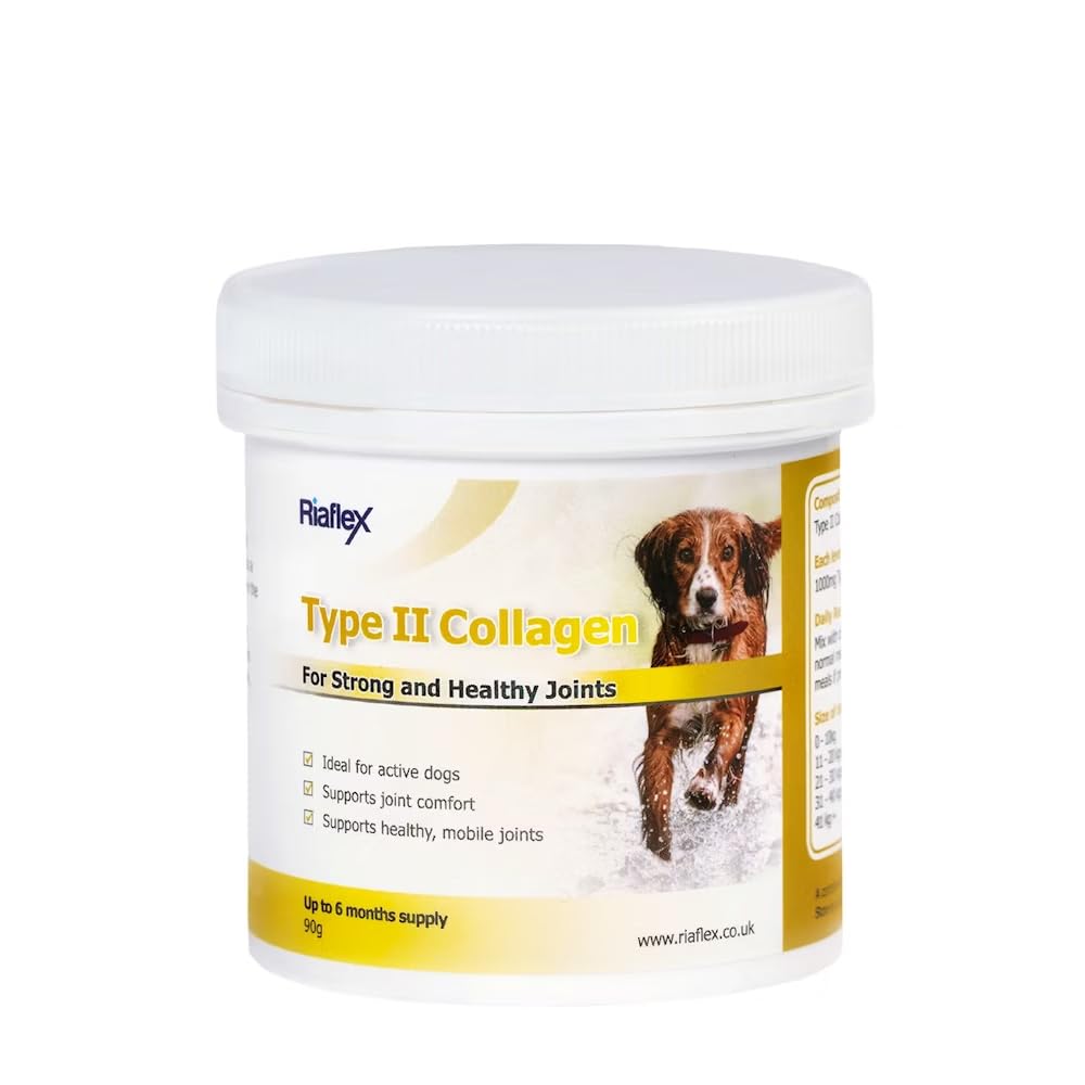 Riaflex Type II Hydrolysed Collagen for Dogs Helps to strengthen joints & tendons, support joint mobility
