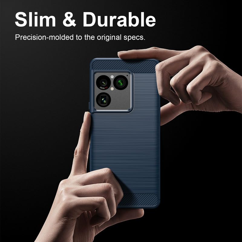 Image of Basic Case for Sony Xperia 1 VIII (Carbon Fibre Blue)