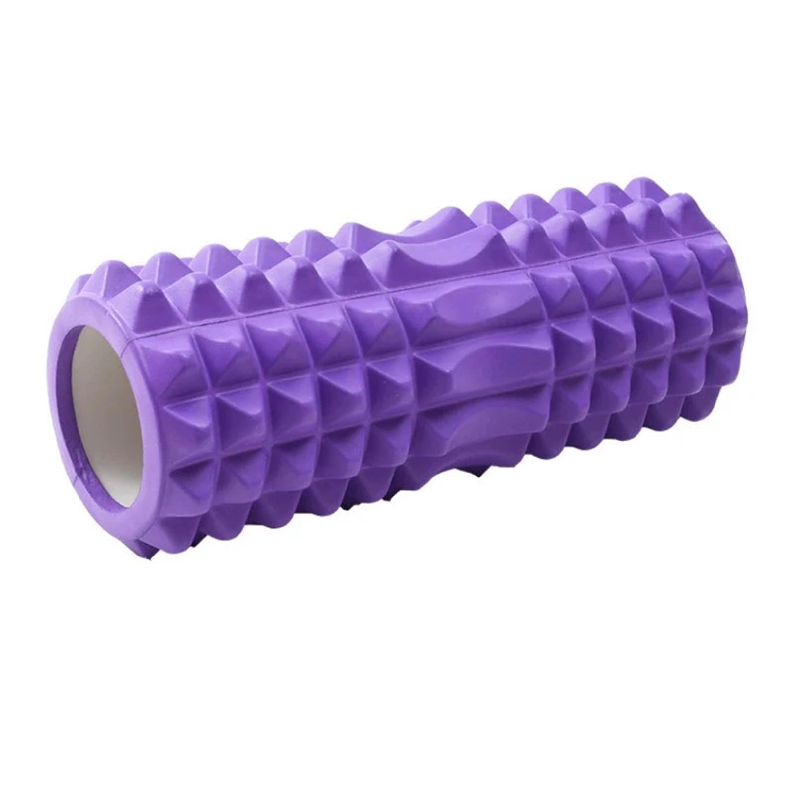 Rodillo de espuma EVA hueco for Yoga, rodillo columna for Pilates, relajación muscular, gimnasio, equipo Fitness, 2 uds Para Fitness(Purple)