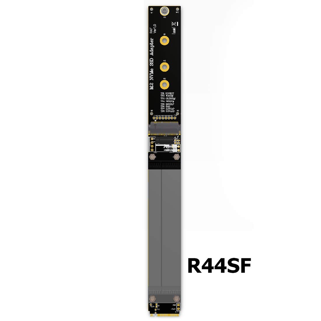 ADT-Link R44SF / R24SF M.2 Verlängerungskabel SSM NVMe unterstützt Montagekarte für SSD M2 auf PCI Express 3.0 X4 PCIE mit voller Geschwindigkeit 32 G/BPS ADT-Link R44SF / R24SF M.2 Verlängerungskabel SSM NVMe unterstützt Montagekarte für SSD M2 auf PCI Express 3.0 X4 PCIE mit voller Geschwindigkeit 32 G/BPS