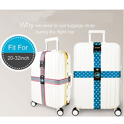 TTD viaggio cinghia bagagli, Cross Design valigia