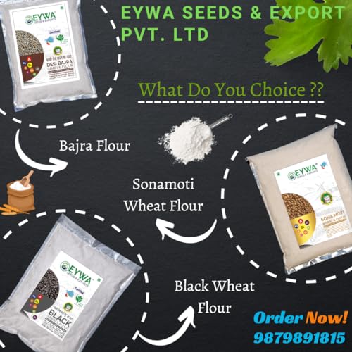 Image of Eywa Seeds & Exports Pvt Ltd Organic Sona Moti Ancient Wheat Flour (15 Kg) For Eating And Cooking | Desi Sona Moti Gehu Atta | Produce Of India From Organic Farms By Eywa