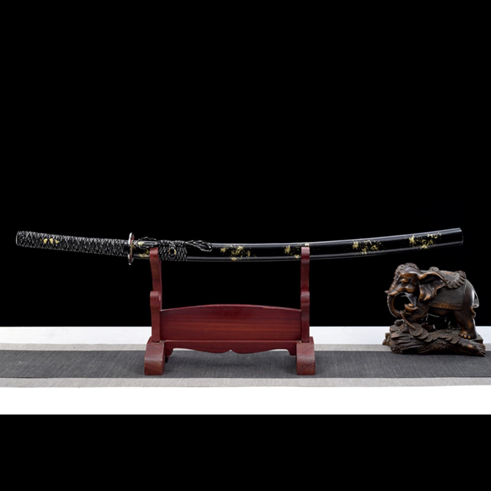 Katana de bambú Natural de 103cm,bokken Hecho a Mano,Espada samurái de Madera para Regalos,exhibiciones,Cosplay,Accesorios,Entrenamiento de Kendo