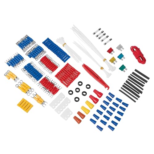 Image of Performance Tool W5207 285 Piece Multi-Use Electrical Repair Kit, Black