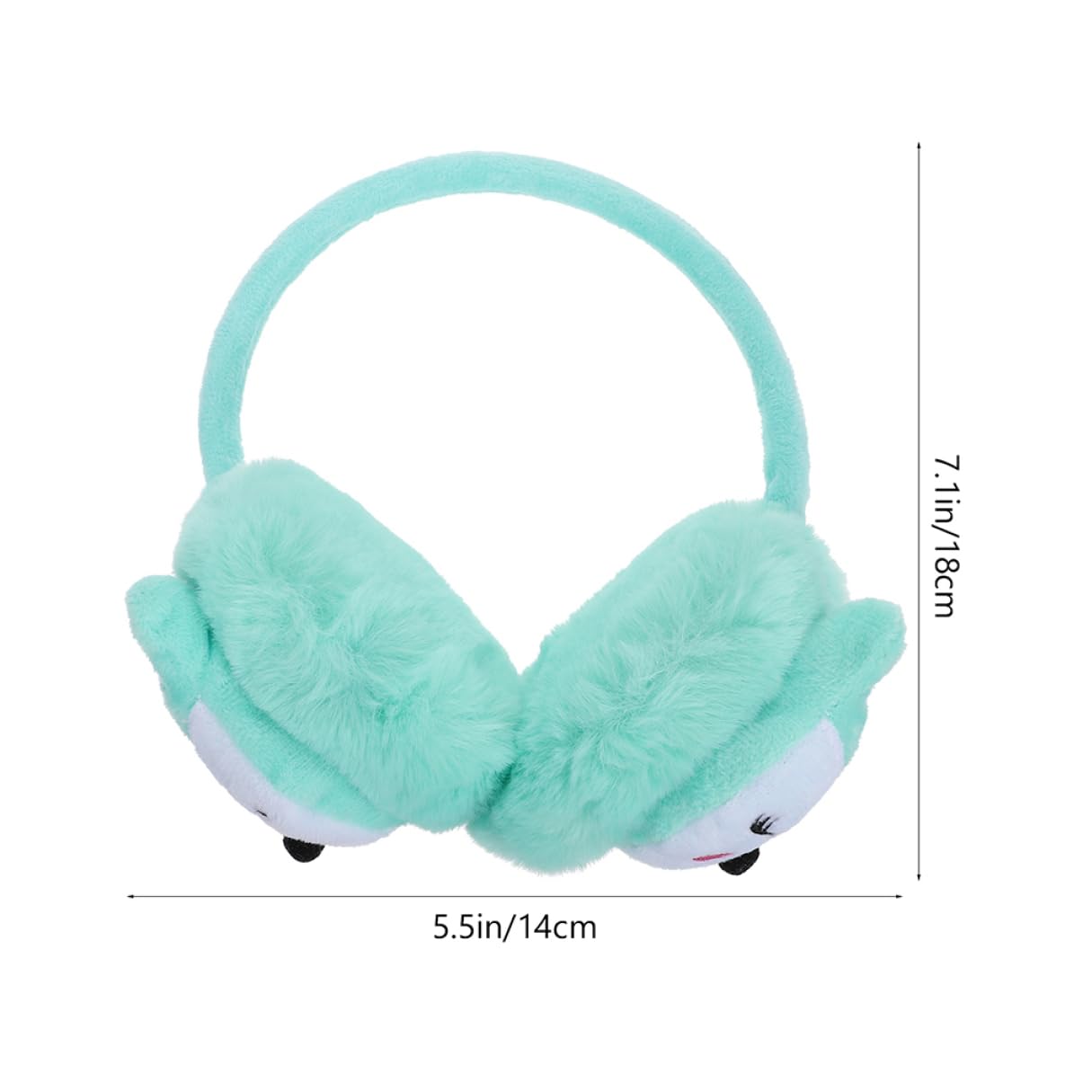 Healeved 2Pcs Earmuffs Lovely Ear Covers for Boys Warm Comfortable Winter Ear Protection Durable Practical Design Lake for Cold Weather Wear