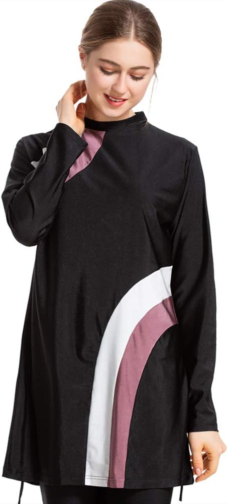 ShuoBeiter Women Muslim Swimwear Full Coverage Islamic Modest Swimsuit 3 Pieces Full Body with Hijab Beachwear