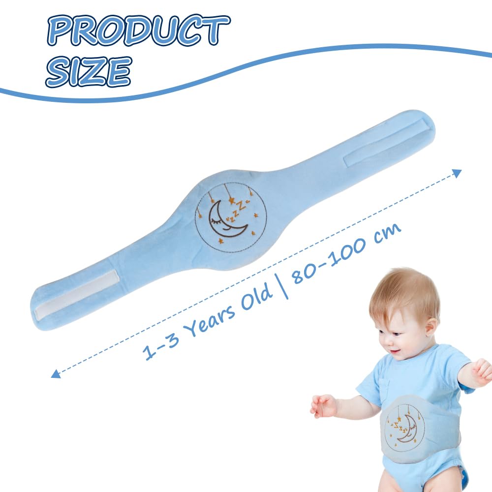 Bouillotte Bebe Anti Colique Ceinture, Bouillotte Bebe Remplie, Coussin Chauffant Micro Onde BouillotTe BeBe, Chauffant Micro, Garnissage Naturel en Noyaux de Cerises, Idéale pour Apaiser Bébé