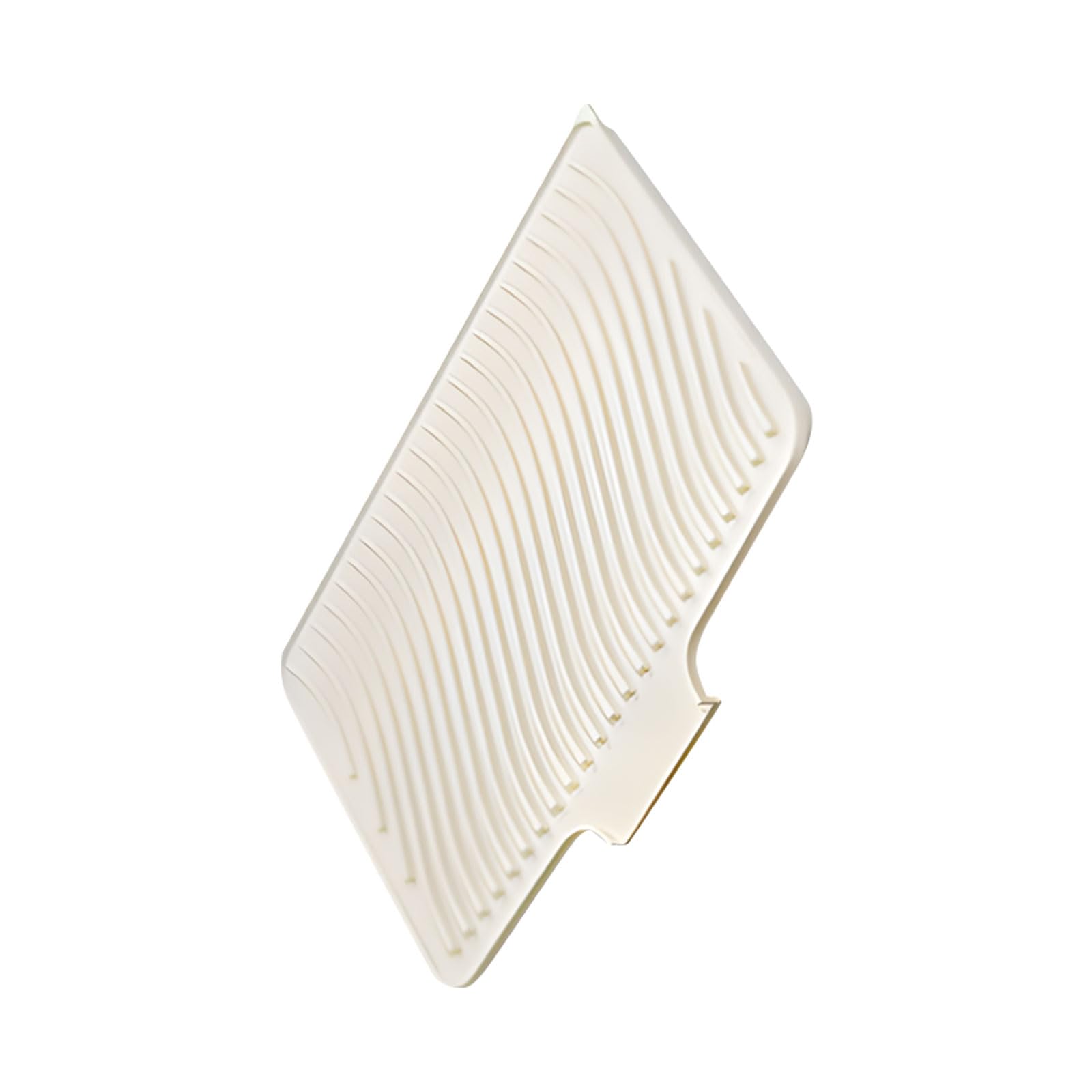 ZBIianxer Flexible Kitchen Sink Mat Made From Food Grade Silicone for Utensils and Dishes Drying Multi Purpose Sink Tray Flexible Food Grade Drain Board