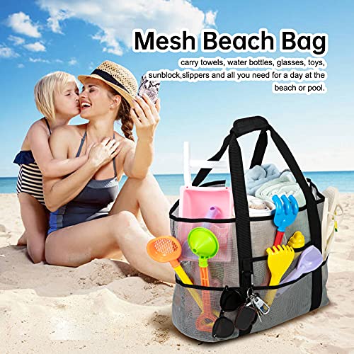Bormelun Beach Bags For Women Mesh - Oversized Xl Large Totes Lightweight Heavy Duty Foldable #TOP7
