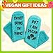 HAPPYPOP Funny Vegan Gifts Ideas - Vegan Gifts for Women Vegetarian Socks, Fuzzy Vegetable Socks Men