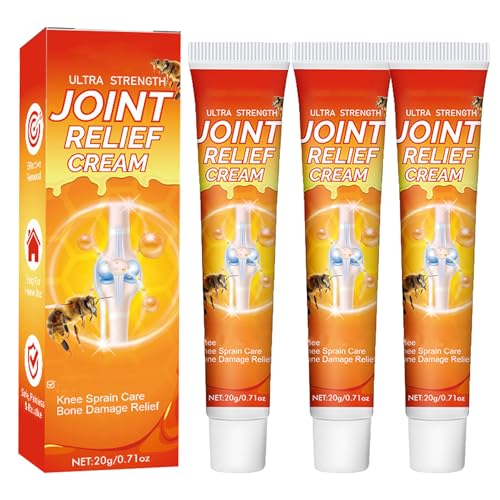 Joint Relieving Gel Joint Relief Cream for Athlete Joint Relief Creams Knee &Leg & Shoulder & Arm Quickly Soothing & Portable Bee Venom Cream for Muscle Soreness Absorb Quickly & Lightweight