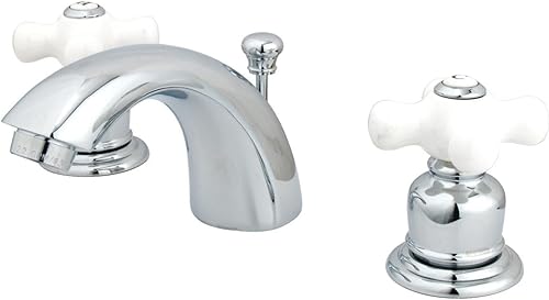 Kingston Brass KB951PX - Grifo de baño victoriano mini extendido, 4-12 pulgadas de alcance de boquilla, cromo pulido