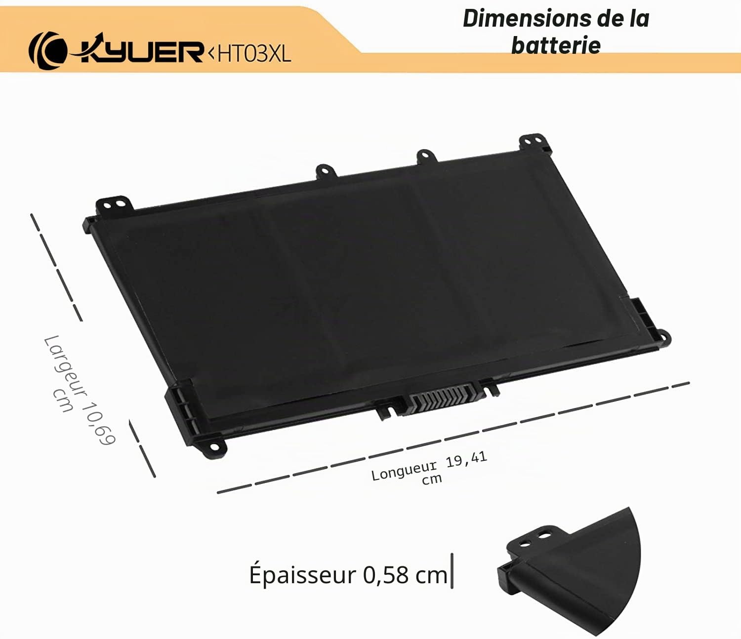 HT03XL HT03041XL L11119-855 Battery for HP Pavilion 15-CS 15-CW 15-DA 15-DB 15-DQ 15-DW 14-CE 14-CF 14-CK 14-CM 14-DH 14-DK 14-DQ 17-CA 17-by HSTNN-UB7 J HSTNN-DB8R HSTNN-DB8S L11421-2C2 L11421-542