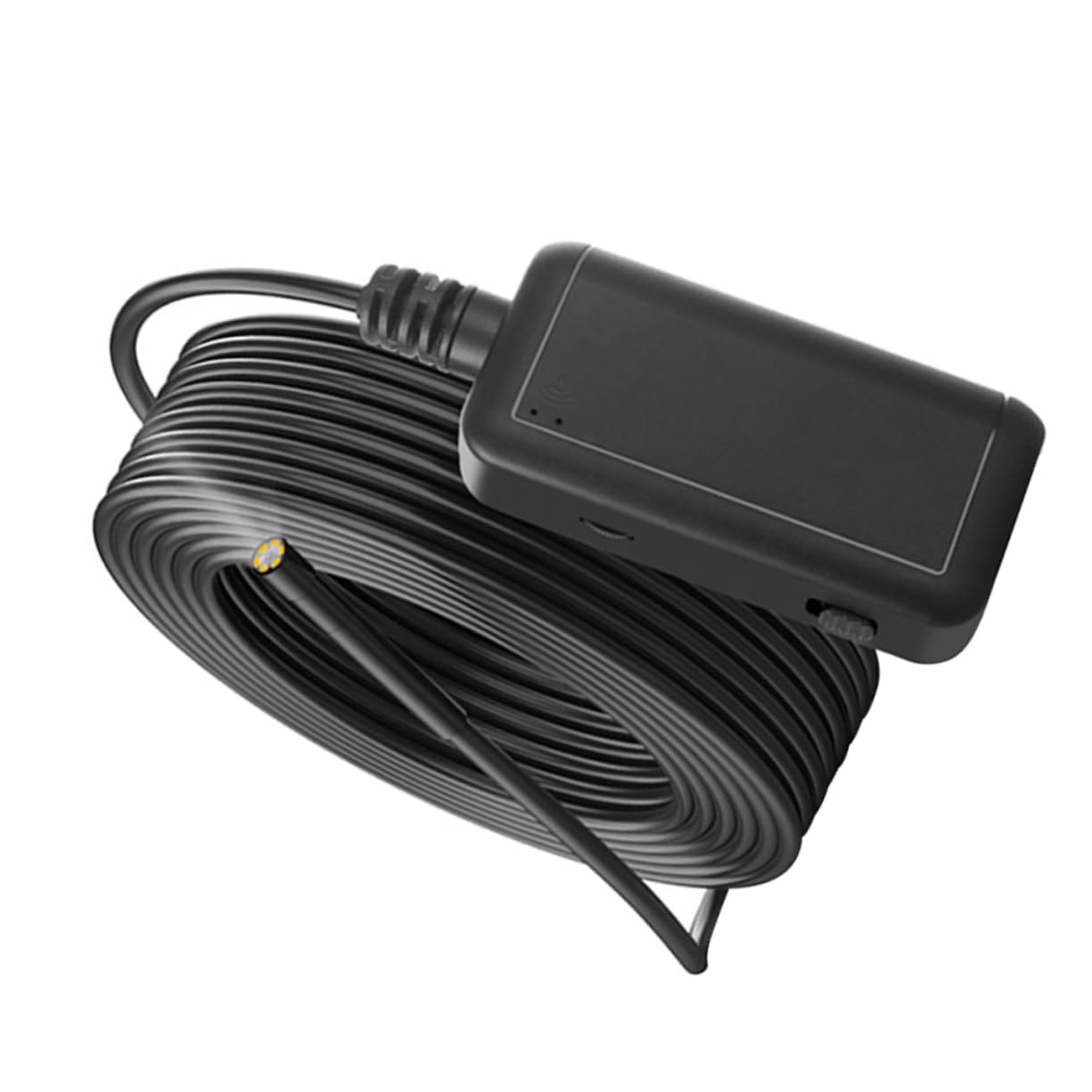 OUNONA Telecamera Endoscopica Ip68 1920p 6 Led, Batteria Integrata, Cavo Rigido da 2 Metri, per Ispezione Industriale e Fotografica ad Alta Definizione