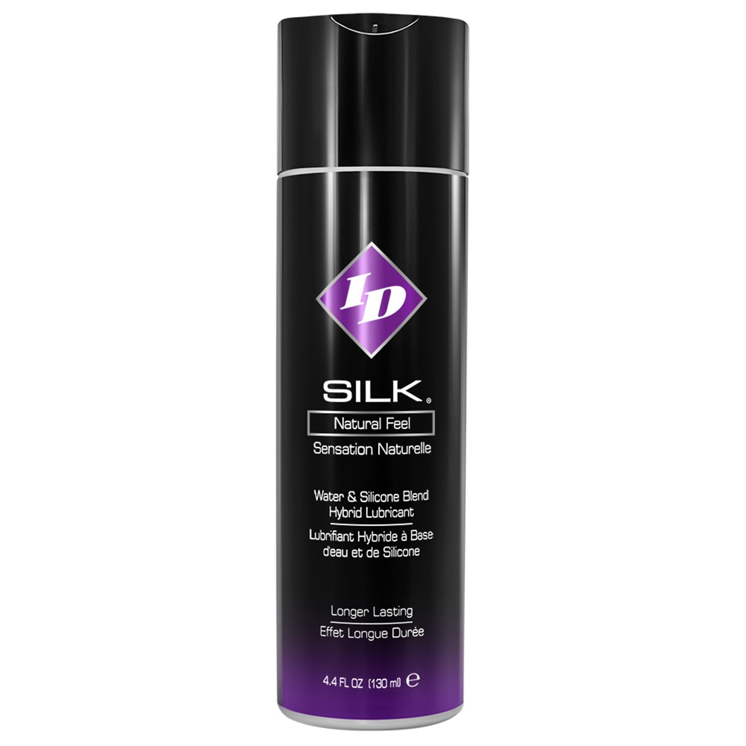 ID Silk Luxurious Hybrid Lube with Silicone & Water Blend – Long-Lasting Personal Lubricant, Anal Lube & Sex Lube by ID Lubricants - 130ml Disc Cap