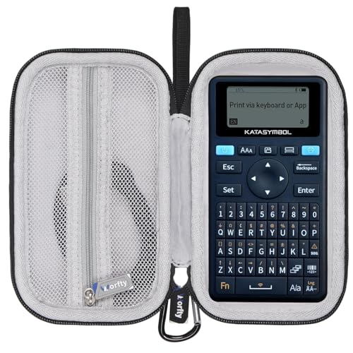 worfty Case for SUPVAN E11 Bluetoot Label Maker Machine with Pocket for Tape Storage - Hard Protective Travel Carrying Storage Bag (Black)
