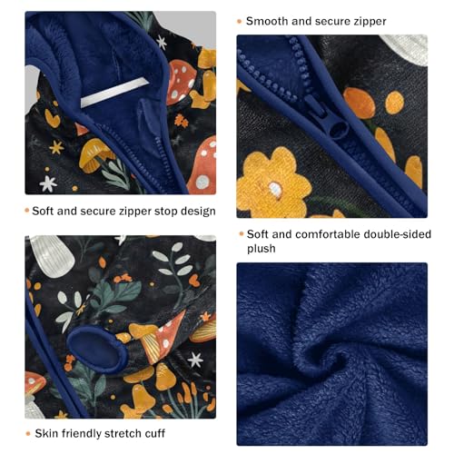 CHIFIGNO Girls Boys Fleece Hoody Jacket Kids Hoodies Toddler Boy Winter Clothes for Toddler Kids with Pockets3