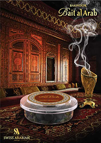 Swiss Arabian Bakhoor Bait Al Arab - Luxury Products From Dubai - Lasting And Addictive Home Fragrance Incense - Give Your Home A Seductive Signature Aroma - The Luxurious Scent Of Arabia - 40 Pc #TOP3