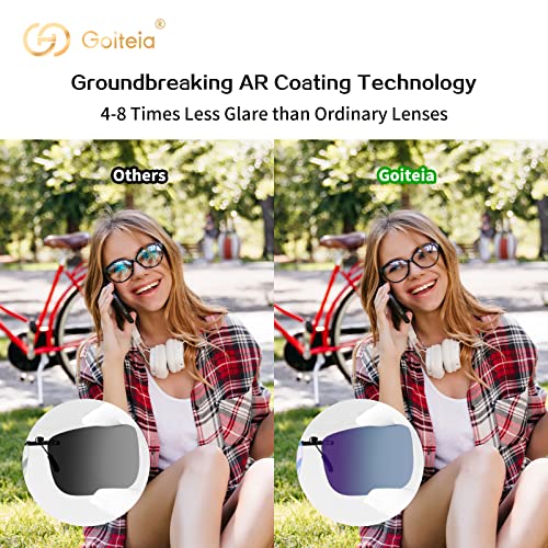Goiteia Polarized Clip on Sunglasses for Men Women, AR Coatings for Anti Glare Enhanced, Compact Fit &Lightweight3
