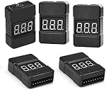 FLY RC – 5Packs 2in1 1-8s Lipo Li-Ionen-Batteriespannungstester prüfe