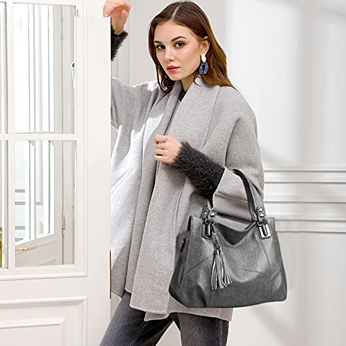 Image of Women's Fashion Handbag Shoulder Bag Hobo Bag Large Messenger Bag PU Leather Travel Work Dating Tote