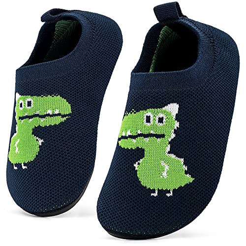 KOWAYI Hausschuhe Kinder Jungen Hausschuhe Dinosaurier Mädchen Barfussschuhe Baby Lauflernschuhe Barfuß Kindergarten Badeschuhe Puschen Hüttenschuhe-LVSEDAILANDI-24