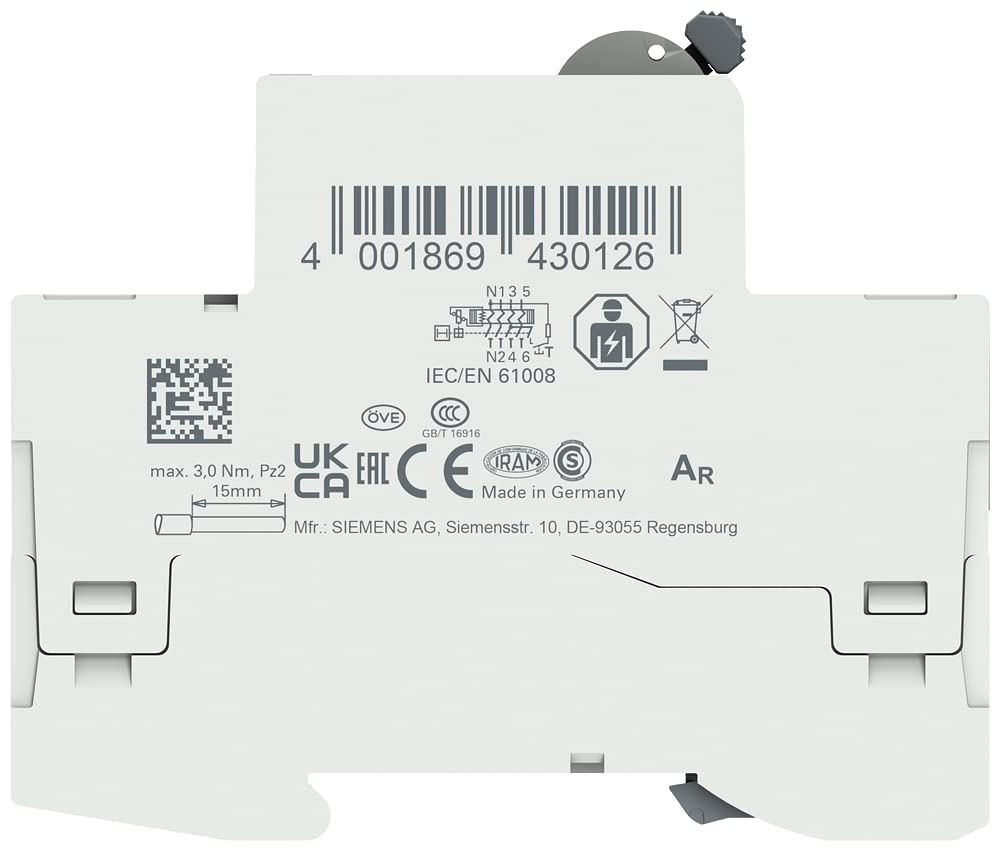 Siemens sentron – Interruttore differenziale 5SV 70 mm Classe – A 4 poli 40 A 30 mA
