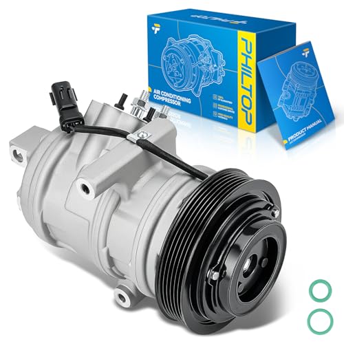 Image of PHILTOP 7512215 NEW Air Conditioner AC Compressor with Clutch for Chrysler 300 2006-2010 2.7L, Dodge Charger 2006-2010 2.7L,Magnum 2006-2008 2.7Liter