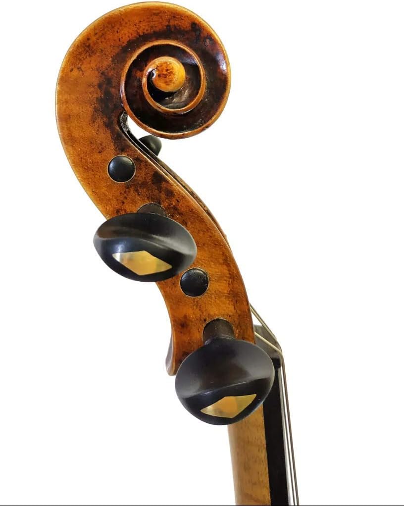 Set of 4 Indian Ebonywood Pegs for Violin & Viola - Gold Grade