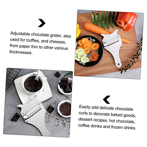 Zerodeko 2pcs rallador profesional de queso de acero inoxidable miniatura 2