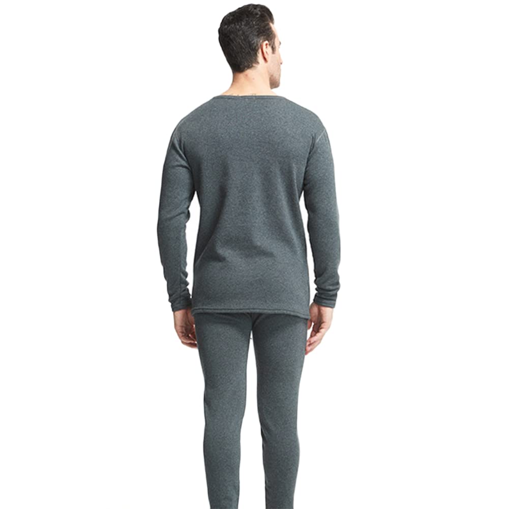 Conjuntos Térmicos para Hombre Thermal Underwear Set Ultra Soft Midweight Long Johns Top & Bottoms