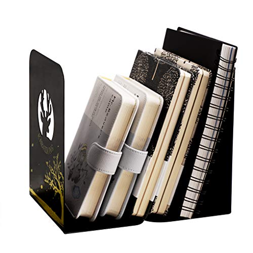 Fermalibri in metallo per mensole, supporto per