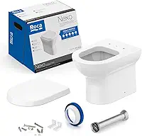 Roca Kit Bacia Convencional, Assento PP com Queda Amortecida e Complementos de Instalação Nexo