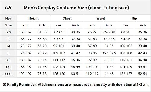 Vista 6 de Cosfun Disfraz de Kaneki Ken para hombre disfraz de Halloween negro mp005087