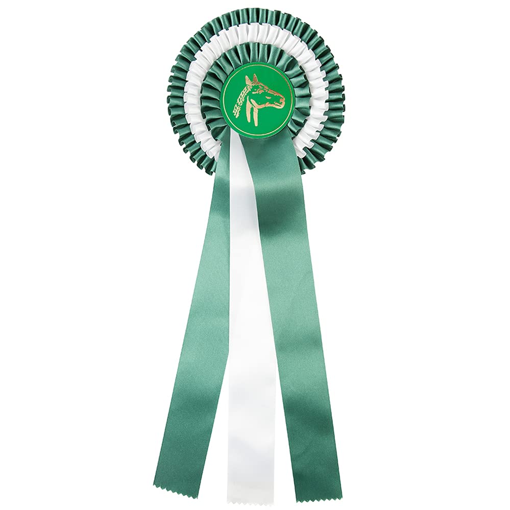 PFIFF Tournament Bow Premium 3-Way Rosette, Green, ?18 x 21 x 8 cm - Image 2