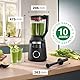 Bosch Hochleistungsmixer, Smoothie Maker, 1800W, VitaPower Serie 6 MMB6652B, 45.000 U-min, Programme für heiße Suppe & Reinigung, 2L, spülmaschinenfeste Teile, Made in Europe, schwarz