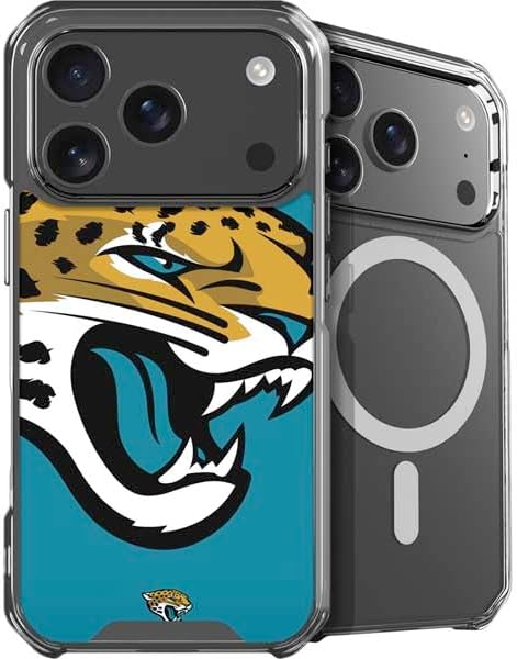 Skinit Phone Case Compatible with MagSafe iPhone 17 Pro Max - Officially Licensed NFL Jacksonville Jaguars Design