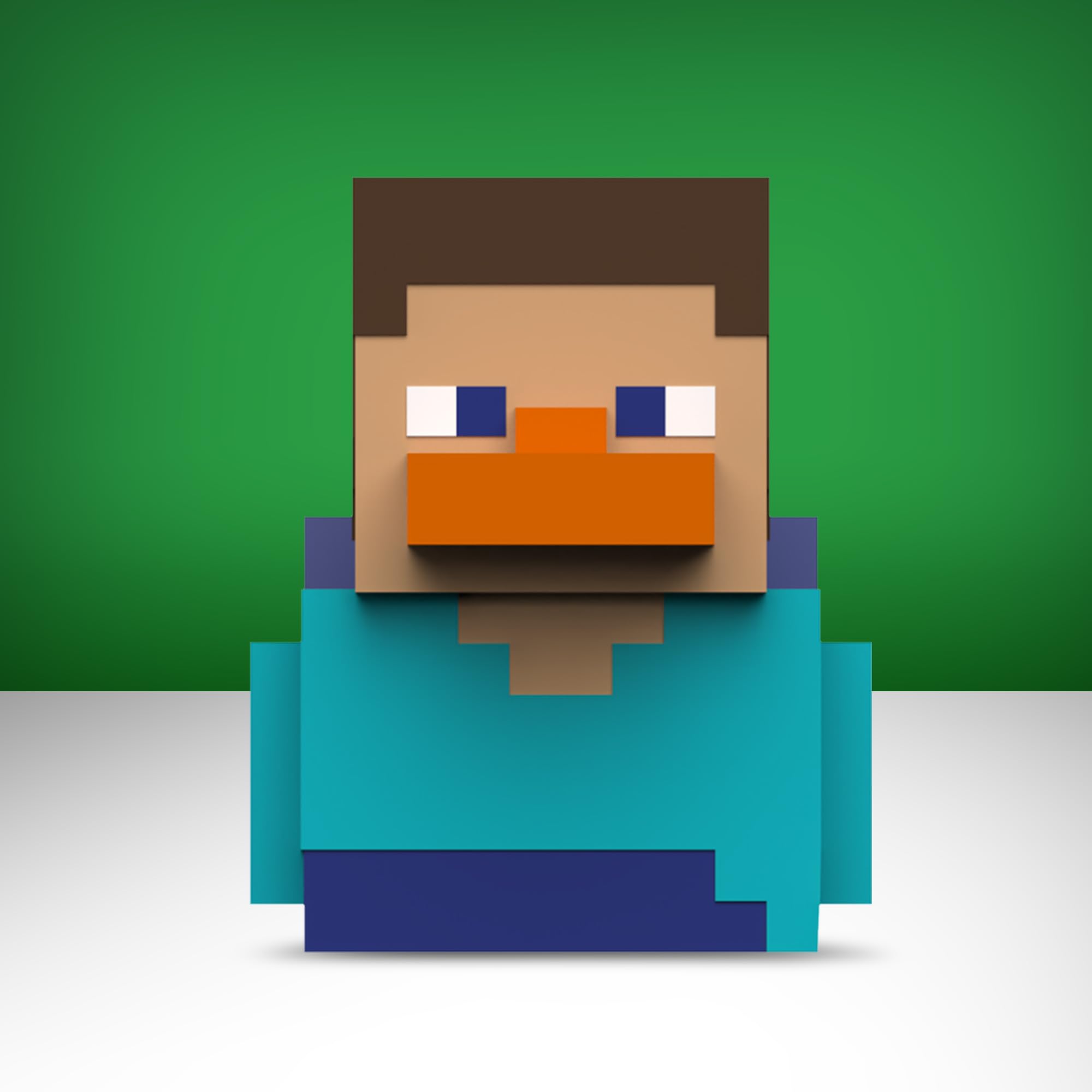 TUBBZ First Edition Steve Collectible Vinyl Rubber Duck Figure - Official Minecraft Merchandise - TV, Movies & Video Games - Image 3