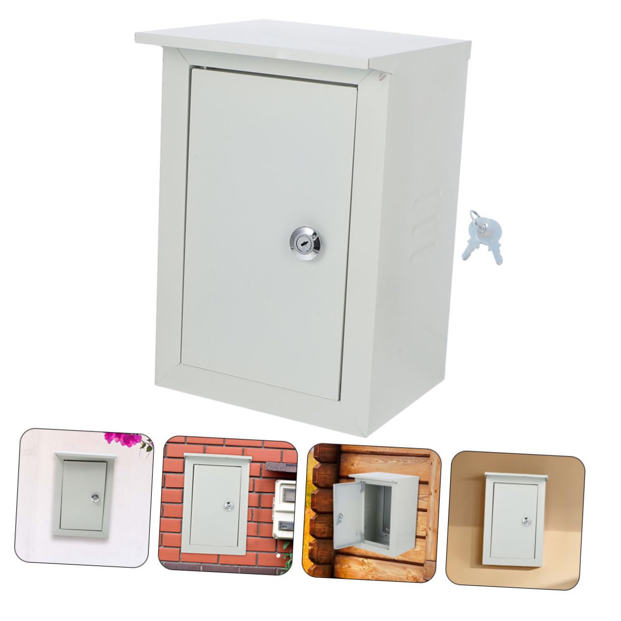 Operitacx Scatola Elettrica per Esterni Alluminio Controllo Elettrico Montata Muro Elettrica per Installazioni Outdoor
